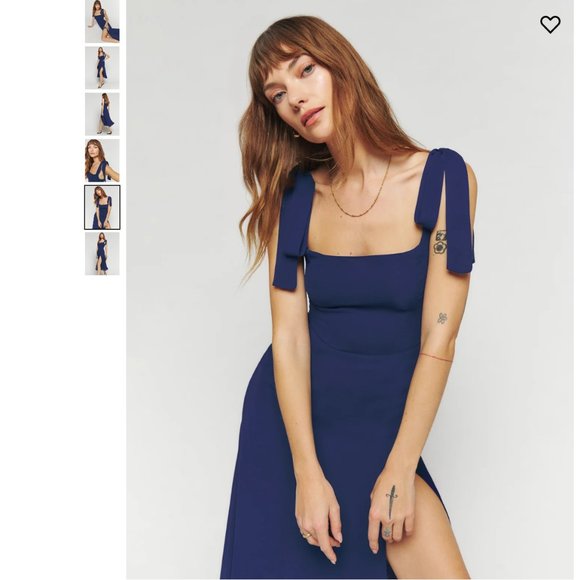 Reformation Twilight Dress in Danube - Picture 5 of 15
